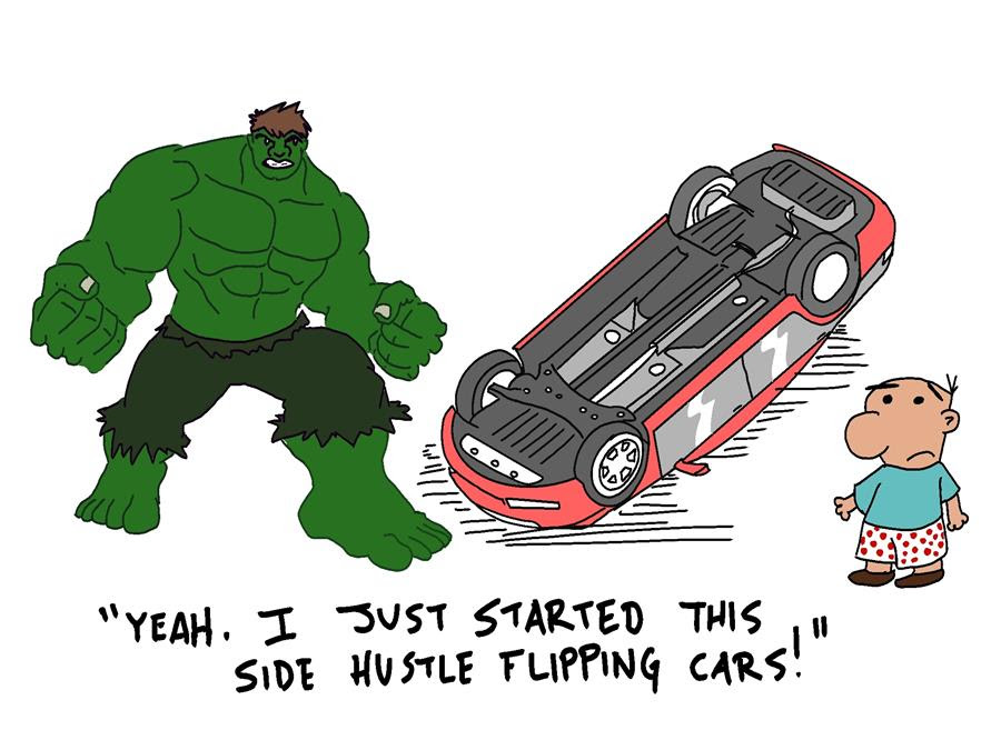 Hulk's Side Hustle - Market Briefs Comics