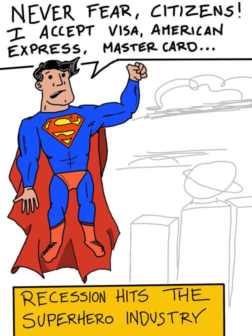 Superheroes Need To Eat - Market Briefs Comics